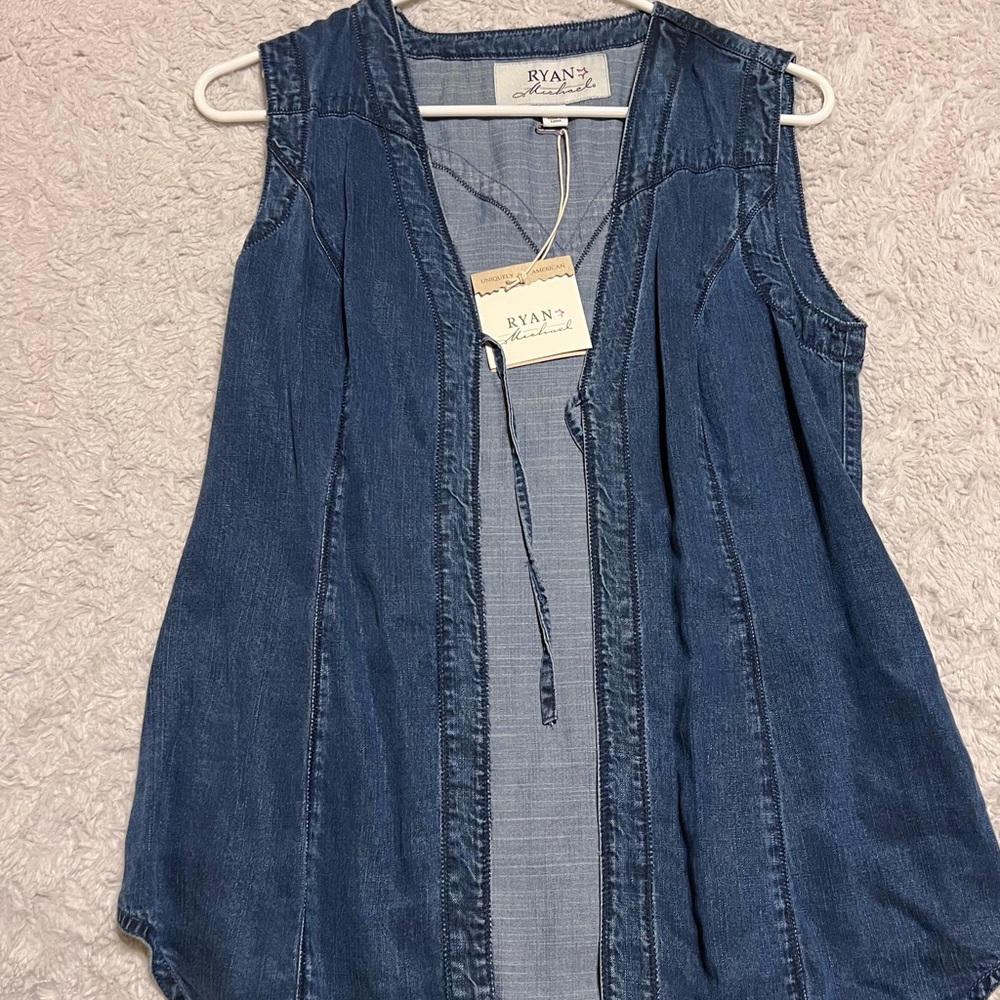 Ryan Michael Denim vest